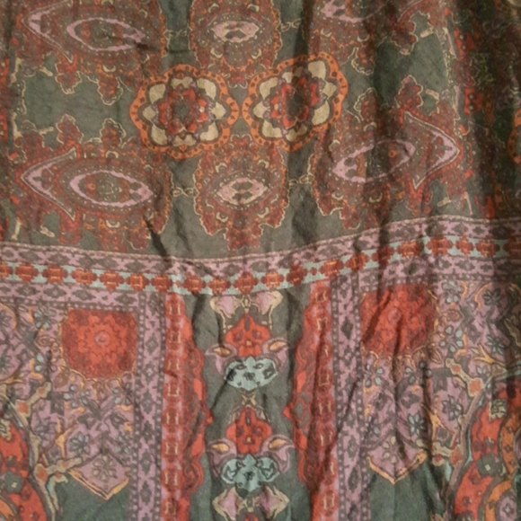 Ecote Urban Outfitters Floral Boho Mini Dress with Keyhole Back Cutout - Picture 3 of 5